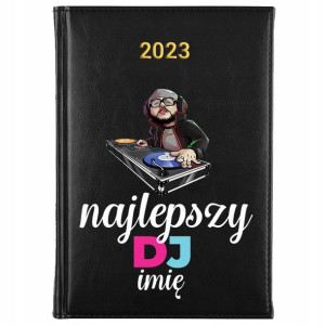 KALENDARZ Dzienny A5 2023 Prezent dla DJ Wzory