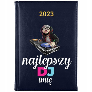 KALENDARZ Dzienny A5 2023 Prezent dla DJ Wzory