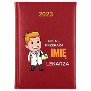 KALENDARZ Dzienny A5 2023 Prezent dla LEKARZA MiX