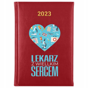 KALENDARZ Dzienny A5 2023 Prezent dla LEKARZA MiX