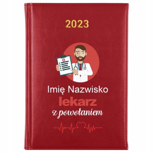 KALENDARZ Dzienny A5 2023 Prezent dla LEKARZA MiX