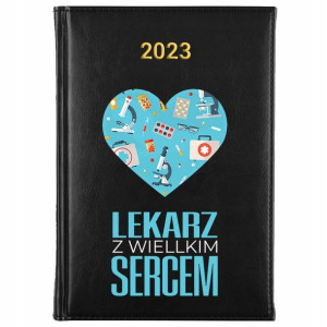KALENDARZ Dzienny A5 2023 Prezent dla LEKARZA MiX