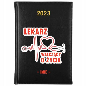 KALENDARZ Dzienny A5 2023 Prezent dla LEKARZA MiX