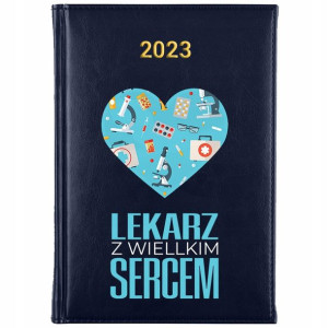 KALENDARZ Dzienny A5 2023 Prezent dla LEKARZA MiX