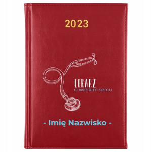 KALENDARZ Dzienny A5 2023 Prezent dla LEKARZA MiX