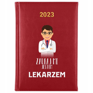 KALENDARZ Dzienny A5 2023 Prezent dla LEKARZA MiX