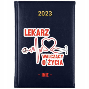 KALENDARZ Dzienny A5 2023 Prezent dla LEKARZA MiX