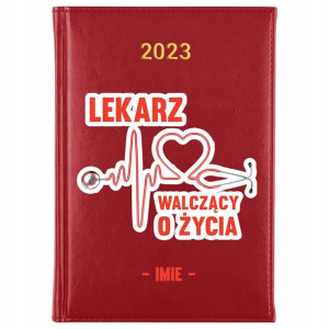 KALENDARZ Dzienny A5 2023 Prezent dla LEKARZA MiX