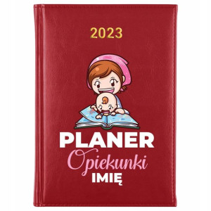 KALENDARZ Dzienny A5 2023 Prezent dla OPIEKUNKI