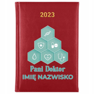 KALENDARZ Dzienny A5 2023 Prezent dla PANI DOKTOR