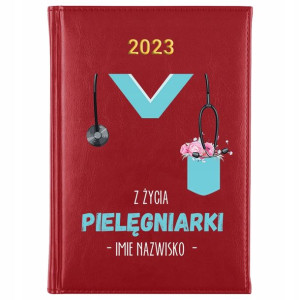 KALENDARZ Dzienny A5 2023 Prezent dla PIELĘGNIARKI