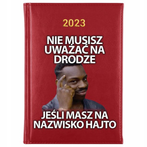 KALENDARZ Dzienny A5 2023 Śmieszne WZORY MEMY MiX