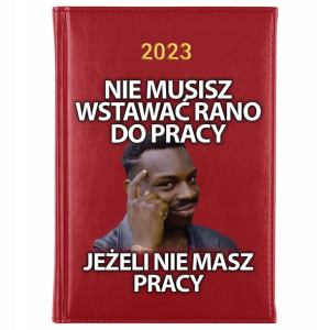 KALENDARZ Dzienny A5 2023 Śmieszne WZORY MEMY MiX