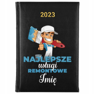 KALENDARZ Dzienny A5 2023 USŁUGI REMONTOWE Imię
