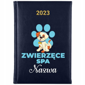KALENDARZ Dzienny A5 2023 ZWIERZĘCE SPA Wzory MiX