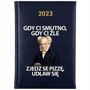 KALENDARZ Dzienny Książkowy A5 2023 Memy Wzory