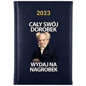 KALENDARZ Dzienny Książkowy A5 2023 Memy Wzory