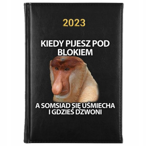 KALENDARZ Dzienny Książkowy A5 2023 NOSACZ POLAK
