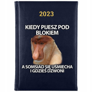 KALENDARZ Dzienny Książkowy A5 2023 NOSACZ POLAK