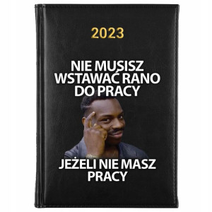 KALENDARZ Dzienny Książkowy A5 2023 Zabawne Memy