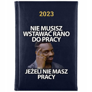 KALENDARZ Dzienny Książkowy A5 2023 Zabawne Memy