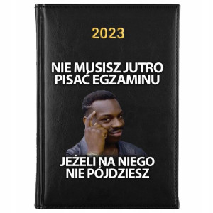 KALENDARZ Dzienny Książkowy A5 2023 Zabawne Memy