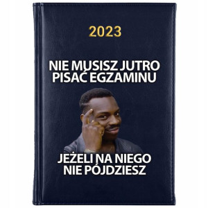 KALENDARZ Dzienny Książkowy A5 2023 Zabawne Memy