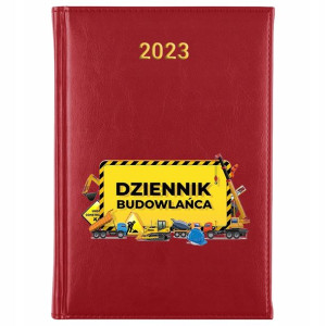 KALENDARZ Dzienny Planer A5 2023 dla BUDOWLAŃCA