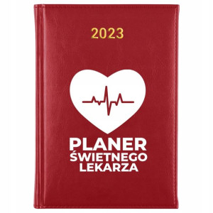 KALENDARZ Dzienny Planer A5 2023 dla LEKARZA Wzory