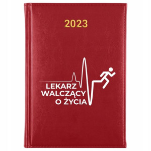 KALENDARZ Dzienny Planer A5 2023 dla LEKARZA Wzory