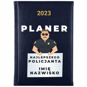 KALENDARZ Dzienny Planer A5 2023 dla POLICJANTA
