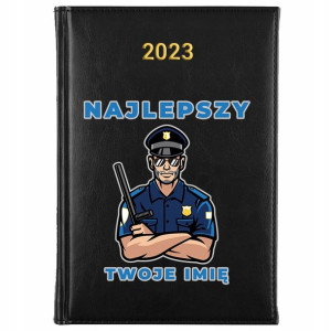 KALENDARZ Dzienny Planer A5 2023 dla POLICJANTA