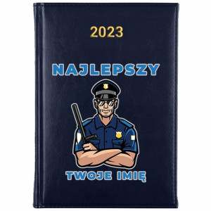 KALENDARZ Dzienny Planer A5 2023 dla POLICJANTA