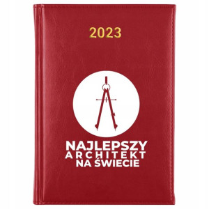 KALENDARZ Dzienny Terminarz A5 2023 dla ARCHITEKTA
