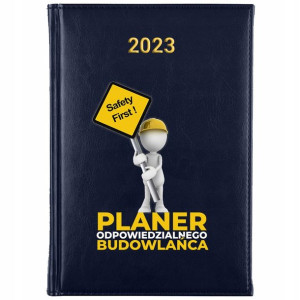 KALENDARZ Dzienny Terminarz A5 2023 dla BUDOWLAŃCA