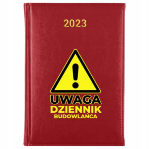 KALENDARZ Dzienny Terminarz A5 2023 dla BUDOWLAŃCA