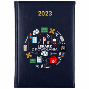 KALENDARZ Dzienny Terminarz A5 2023 dla LEKARZA