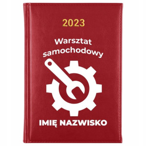 KALENDARZ Książka A5 2023 Warsztat Samochodowy