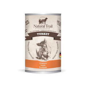 NATURAL TRAIL Dog 400g Turkey puszka - karma dla psów