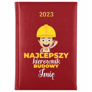 KALENDARZ Książkowy A5 2023 dla KIEROWNIKA BUDOWY