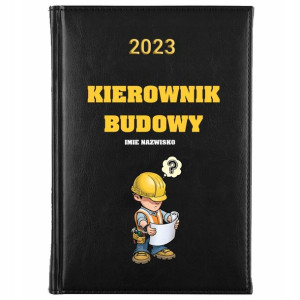KALENDARZ Książkowy A5 2023 dla KIEROWNIKA BUDOWY