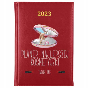 KALENDARZ Książkowy A5 2023 dla KOSMETYCZKI IMIĘ