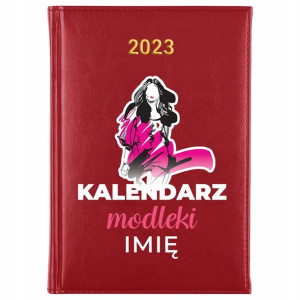 KALENDARZ Książkowy A5 2023 dla MODELKI MiX WZORÓW