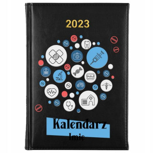 KALENDARZ Książkowy A5 2023 dla PIELĘGNIARKI Wzory