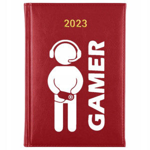 KALENDARZ Książkowy A5 2023 GAMER Wiele WZORÓW MiX