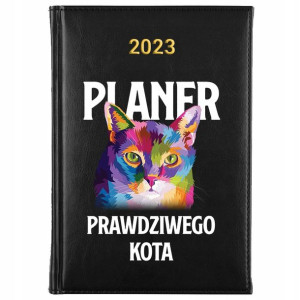 KALENDARZ Książkowy A5 2023 Koty Twoje Imie Wzory