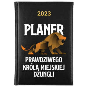 KALENDARZ Książkowy A5 2023 Lew Twoje Imie Wzory