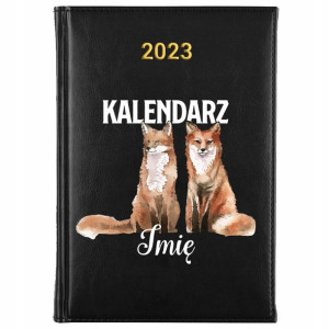 KALENDARZ Książkowy A5 2023 Lisy Twoje Imie Wzory