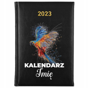 KALENDARZ Książkowy A5 2023 Papugi Twoje Imie Wzór