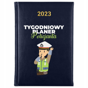 KALENDARZ Książkowy A5 2023 Planer POLICJANTA MiX